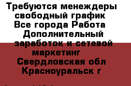 Требуются менеждеры, свободный график - Все города Работа » Дополнительный заработок и сетевой маркетинг   . Свердловская обл.,Красноуральск г.